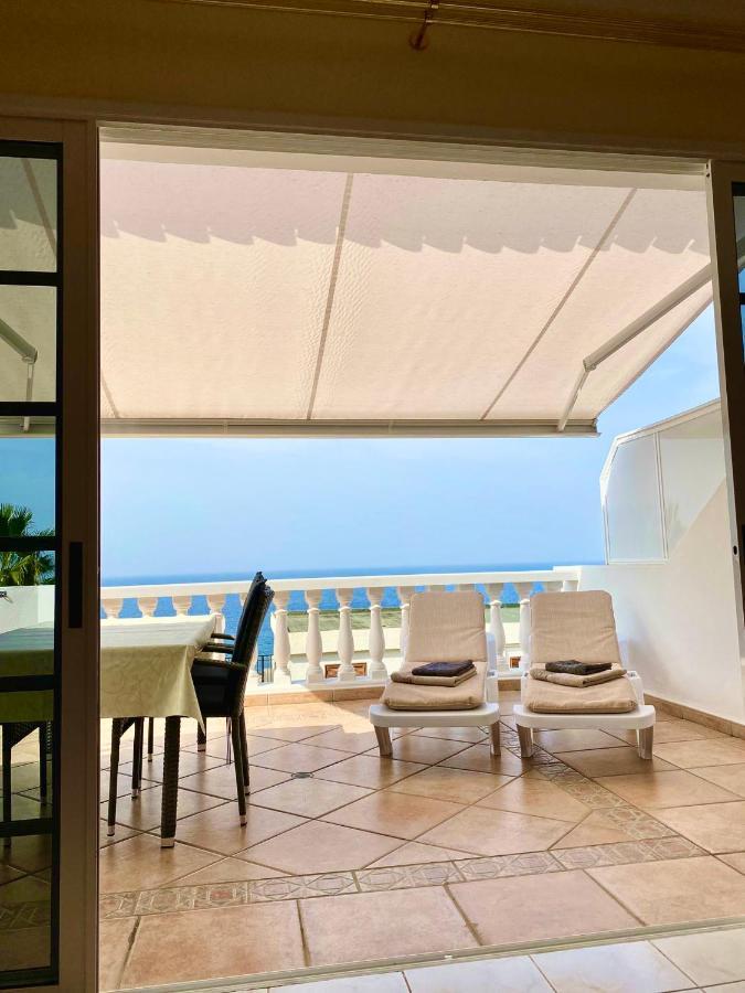 Ocean Pearl, Luxurioeses Haus, Meerblick, Grosse Sonnenterrasse, Teneriffa Sued, Los Gigantes, 600M Zum Strand, 200M Zum Ort, Ruhig Acantilado de los Gigantes Luaran gambar