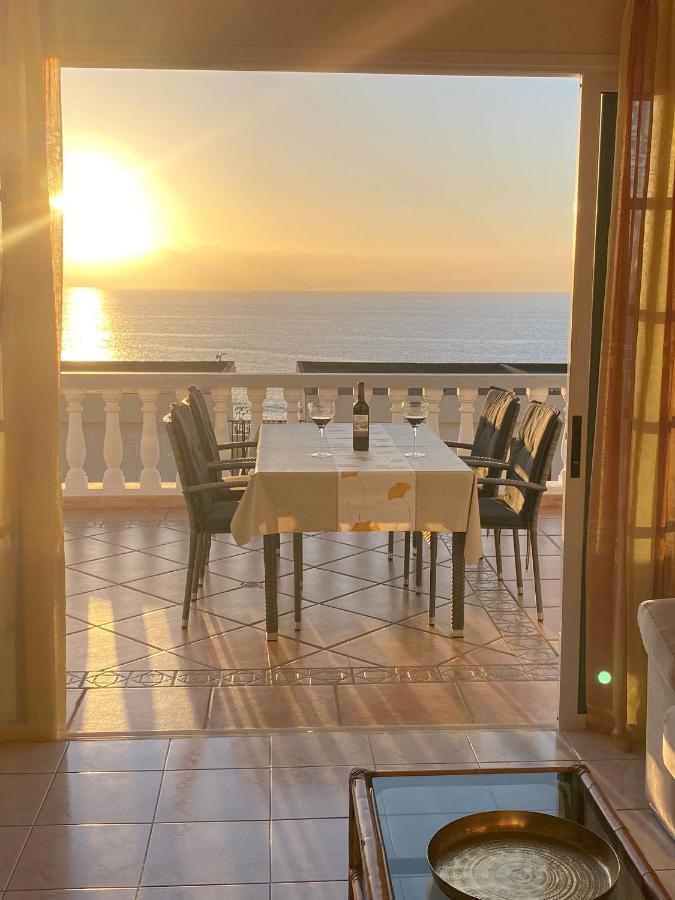 Ocean Pearl, Luxurioeses Haus, Meerblick, Grosse Sonnenterrasse, Teneriffa Sued, Los Gigantes, 600M Zum Strand, 200M Zum Ort, Ruhig Acantilado de los Gigantes Luaran gambar