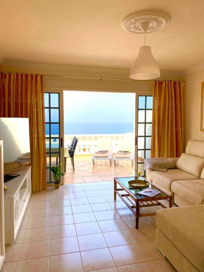 Ocean Pearl, Luxurioeses Haus, Meerblick, Grosse Sonnenterrasse, Teneriffa Sued, Los Gigantes, 600M Zum Strand, 200M Zum Ort, Ruhig Acantilado de los Gigantes Luaran gambar