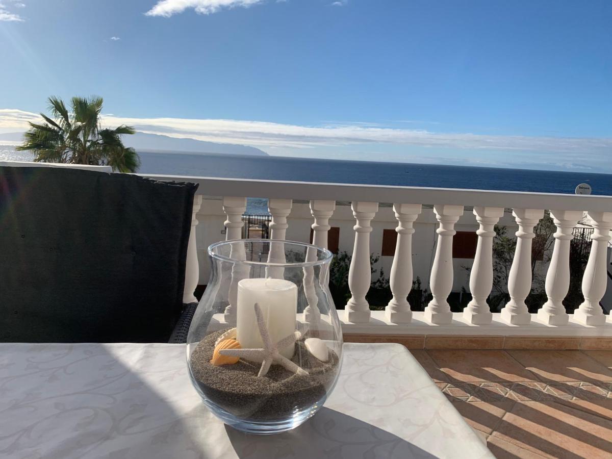 Ocean Pearl, Luxurioeses Haus, Meerblick, Grosse Sonnenterrasse, Teneriffa Sued, Los Gigantes, 600M Zum Strand, 200M Zum Ort, Ruhig Acantilado de los Gigantes Luaran gambar