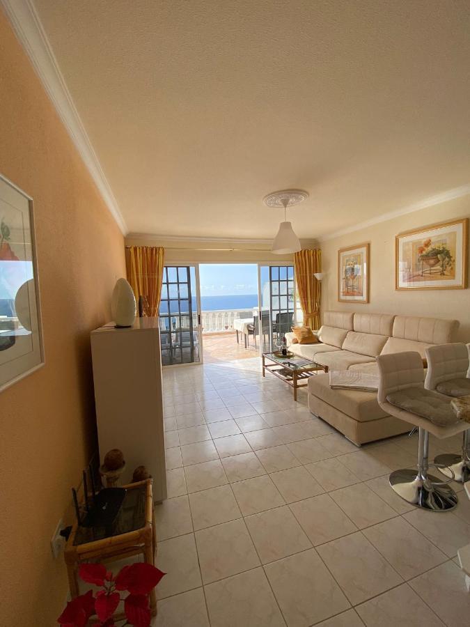 Ocean Pearl, Luxurioeses Haus, Meerblick, Grosse Sonnenterrasse, Teneriffa Sued, Los Gigantes, 600M Zum Strand, 200M Zum Ort, Ruhig Acantilado de los Gigantes Luaran gambar