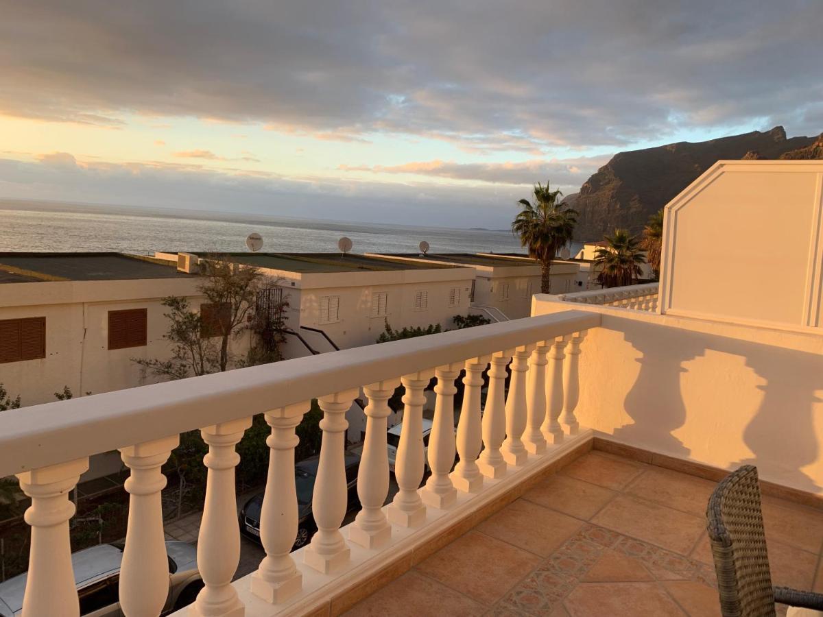 Ocean Pearl, Luxurioeses Haus, Meerblick, Grosse Sonnenterrasse, Teneriffa Sued, Los Gigantes, 600M Zum Strand, 200M Zum Ort, Ruhig Acantilado de los Gigantes Luaran gambar