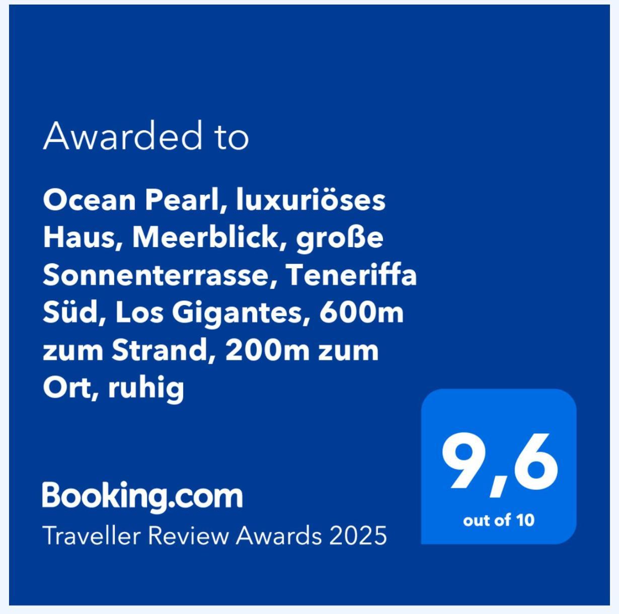 Ocean Pearl, Luxurioeses Haus, Meerblick, Grosse Sonnenterrasse, Teneriffa Sued, Los Gigantes, 600M Zum Strand, 200M Zum Ort, Ruhig Acantilado de los Gigantes Luaran gambar
